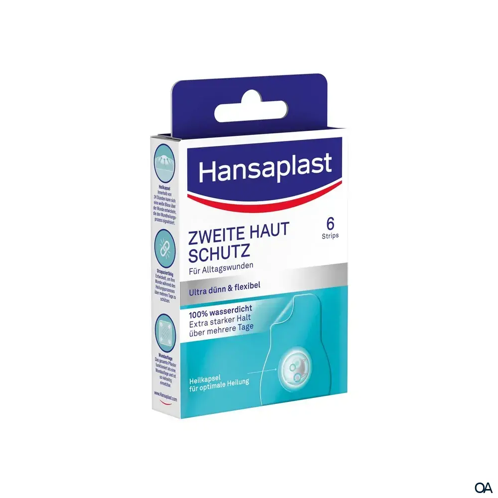Hansaplast Zweite Haut Schutz Strips 3,5 x 7,3 cm