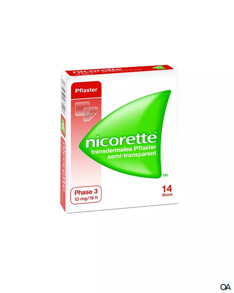Nicorette 10 mg/16 h – transdermales Pflaster Nicorette 10 mg/16 h – transdermales Pflaster