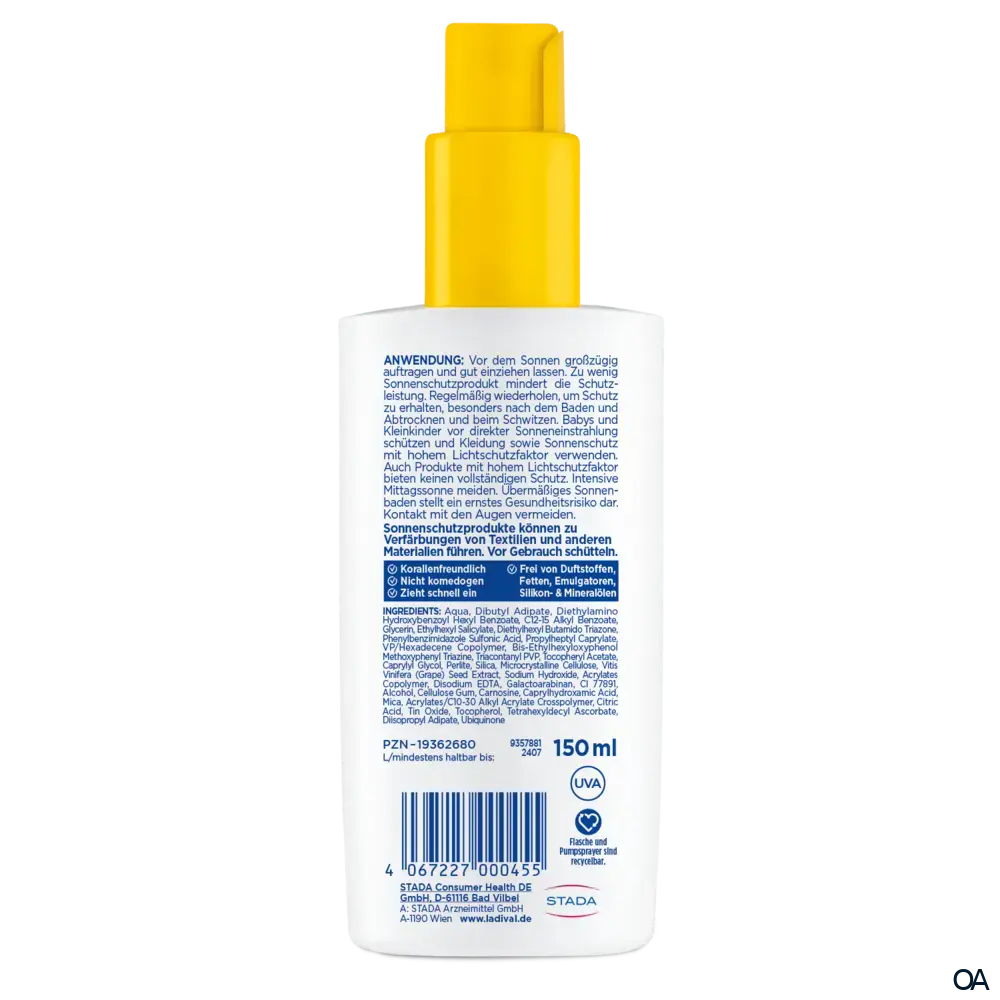 Ladival® Allergische Haut Sonnenschutz-Spray LSF 50 +