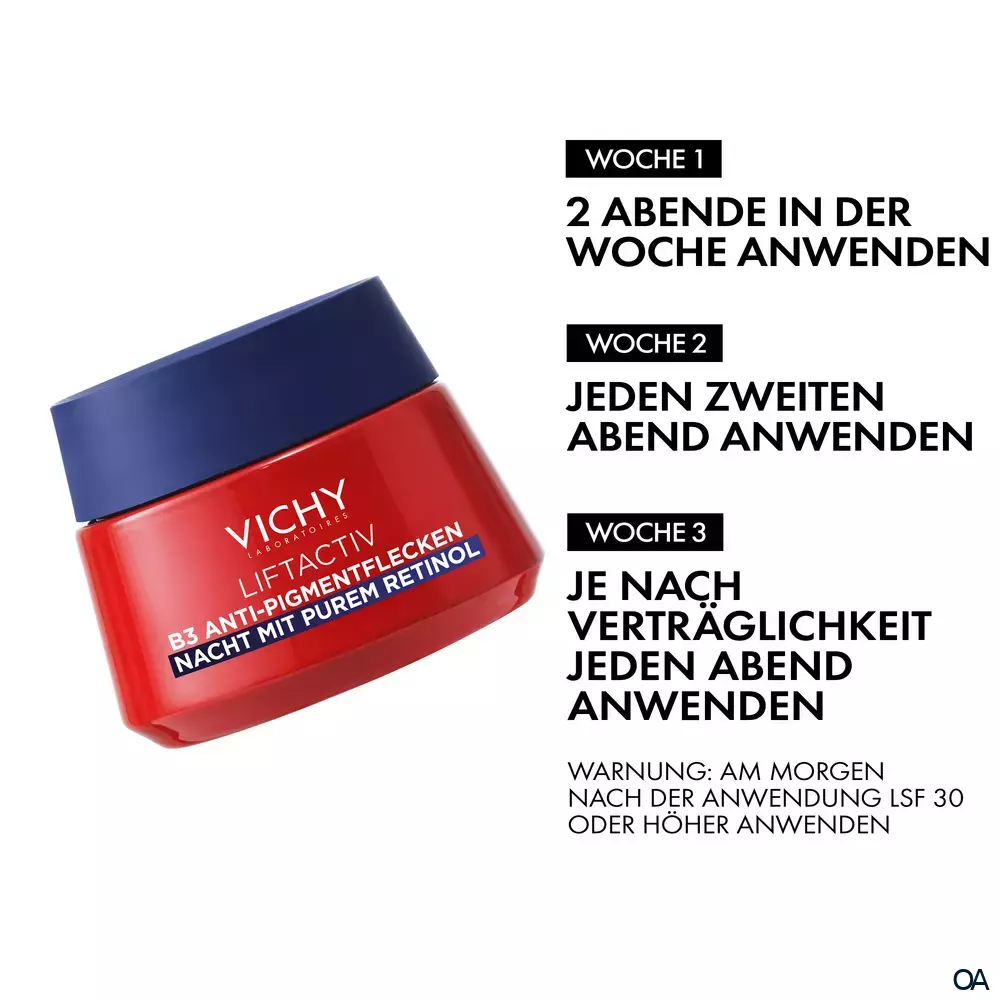 Vichy Liftactiv B3 Retinol Anti-Pigmentflecken Nachtcreme