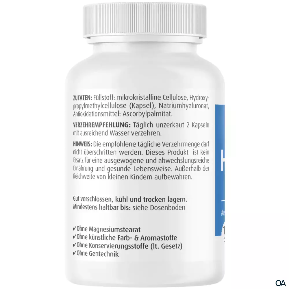 ZeinPharma Hyaluronsäure 50 mg Kapseln