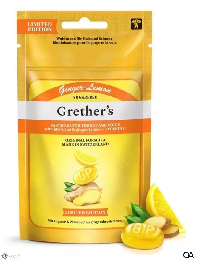 Grether’s Ginger Lemon Weichpastillen