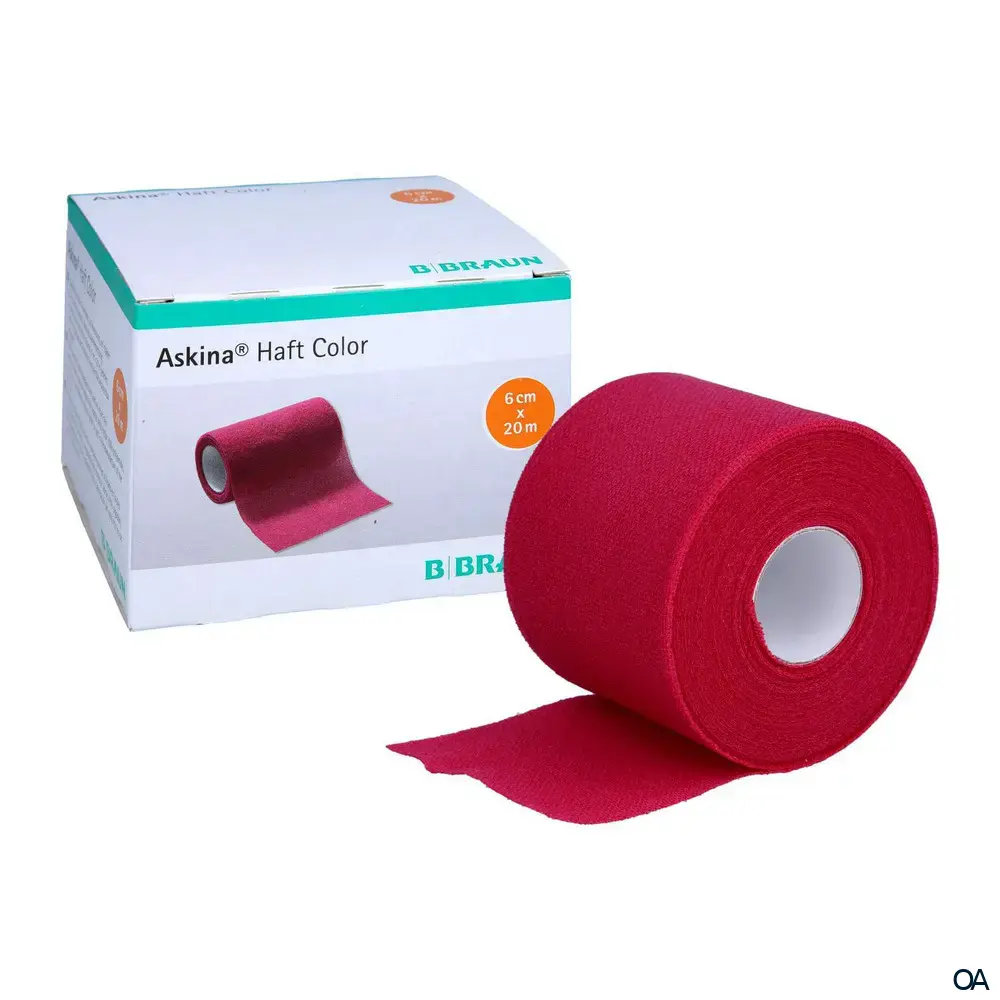 Askina® Haft Color Kohäsive Fixierbinde Pink, 6 cm x 20 m