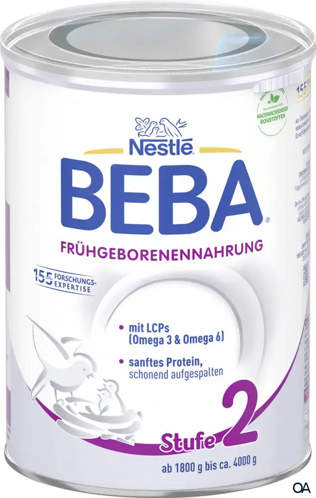 Nestlé Beba Frühgeborenennahrung Stufe 2 Pulver