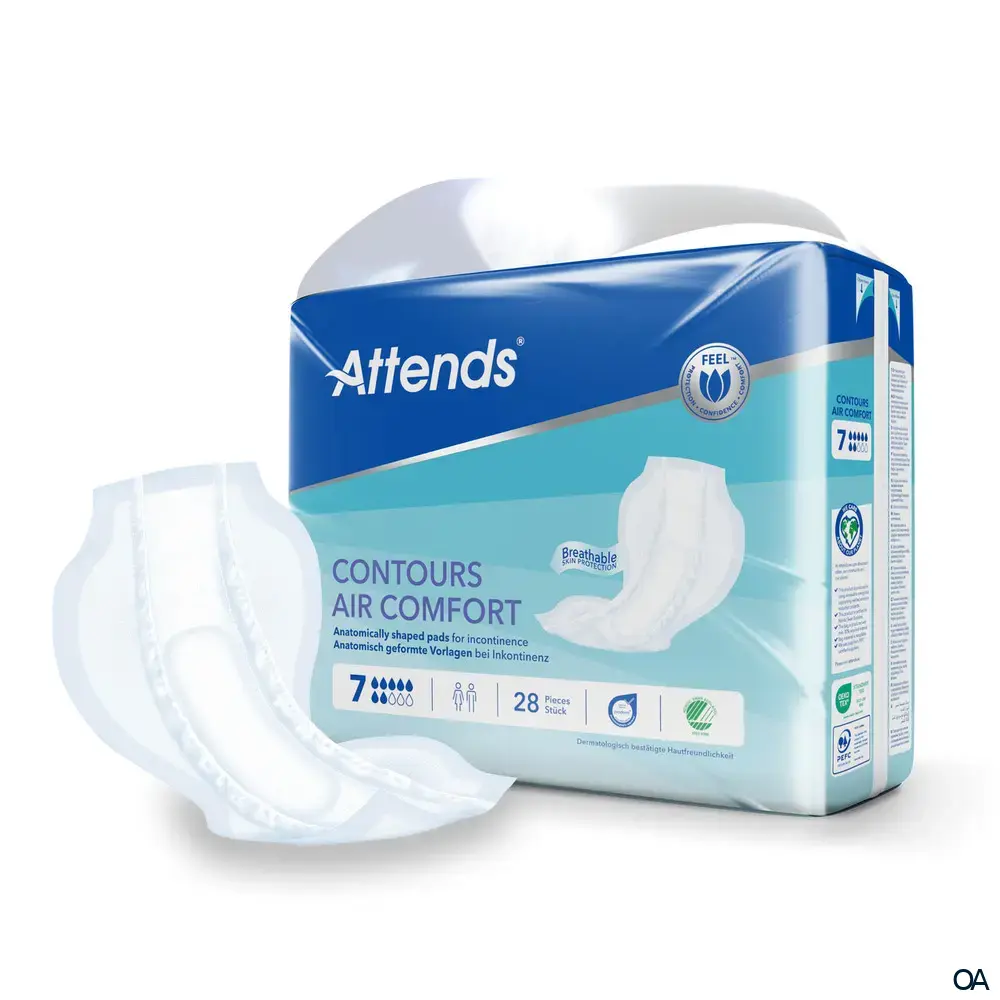 Attends Contours Air Comfort 7 - Inkontinenzvorlagen