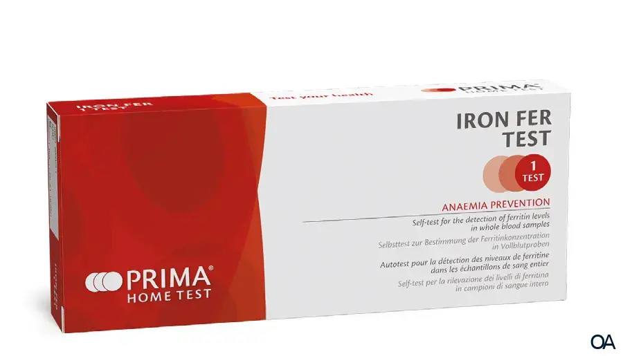 PRIMA® Eisen FER Home Test PRIMA® Eisen FER Home Test