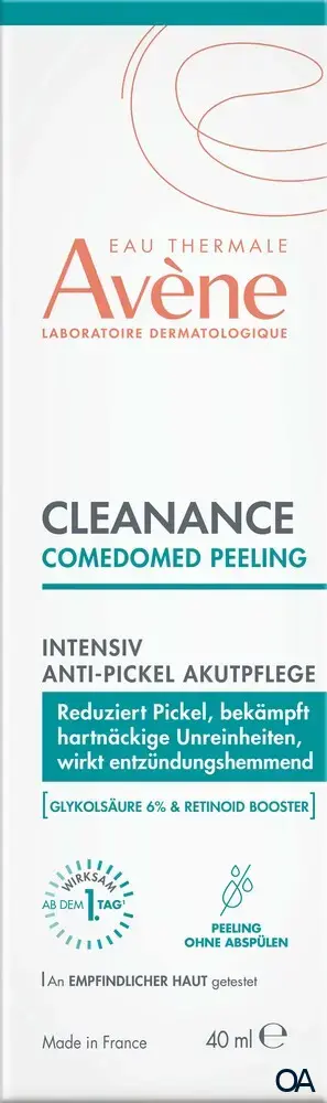 Avene Cleanance Comedomed Peeling Intensiv Anti-Pickel Akutpflege Avene Cleanance Comedomed Peeling Intensiv Anti-Pickel Akutpflege