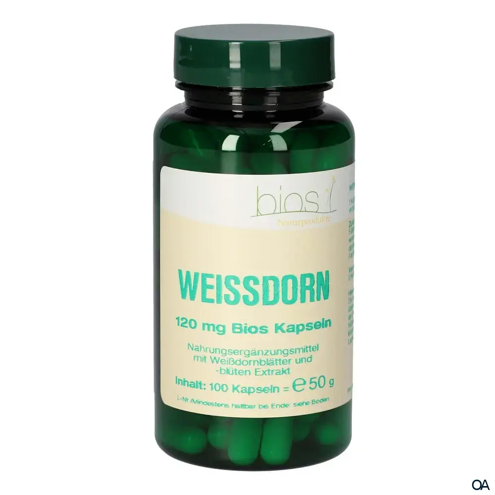 Bios Weißdorn 120 mg Kapseln