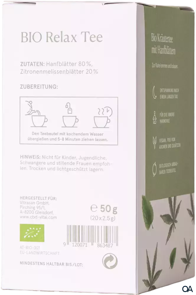 CBD VITAL BIO Relax Tee CBD VITAL BIO Relax Tee