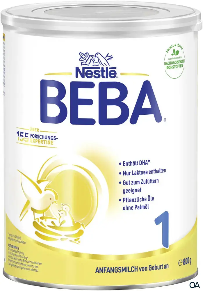 Nestlé BEBA 1 Anfangsmilch Pulver von Geburt an