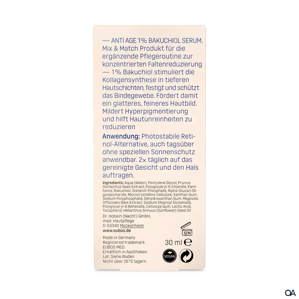 Eubos Anti Age 1% Bakuchiol Serum