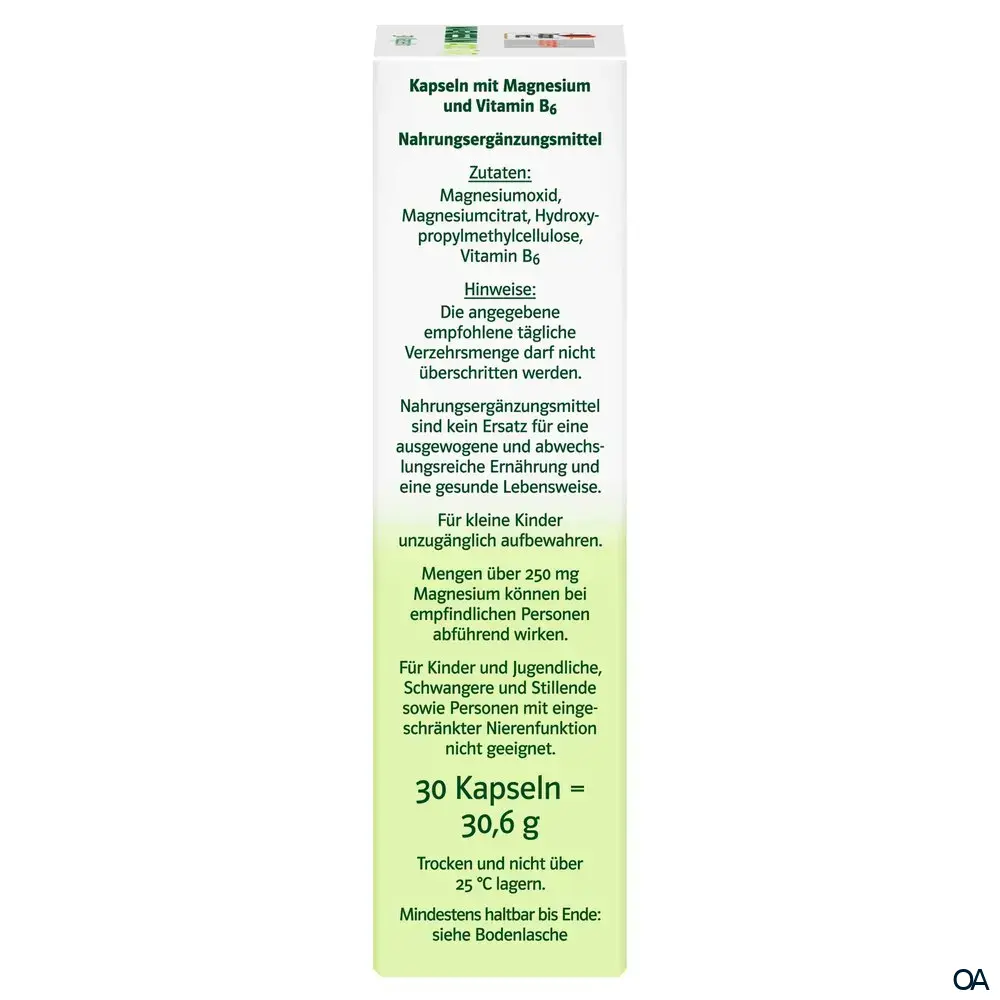Doppelherz system Magnesium 400 Pur Kapseln