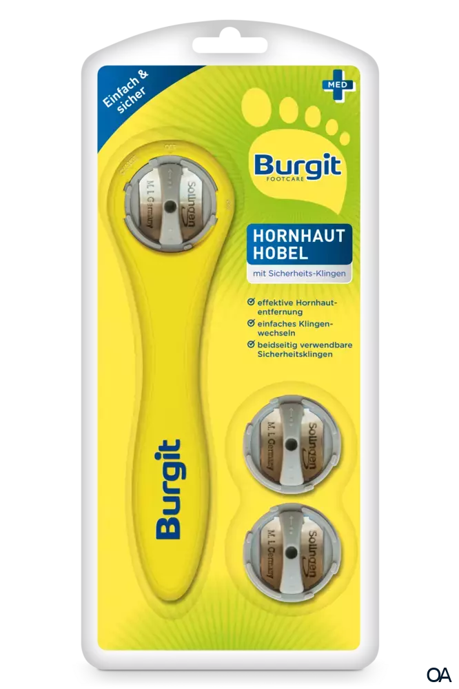 Burgit Footcare Hornhaut Hobel Burgit Footcare Hornhaut Hobel