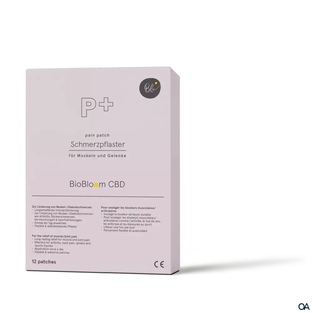 BioBloom pain patch Schmerzpflaster mit CBD