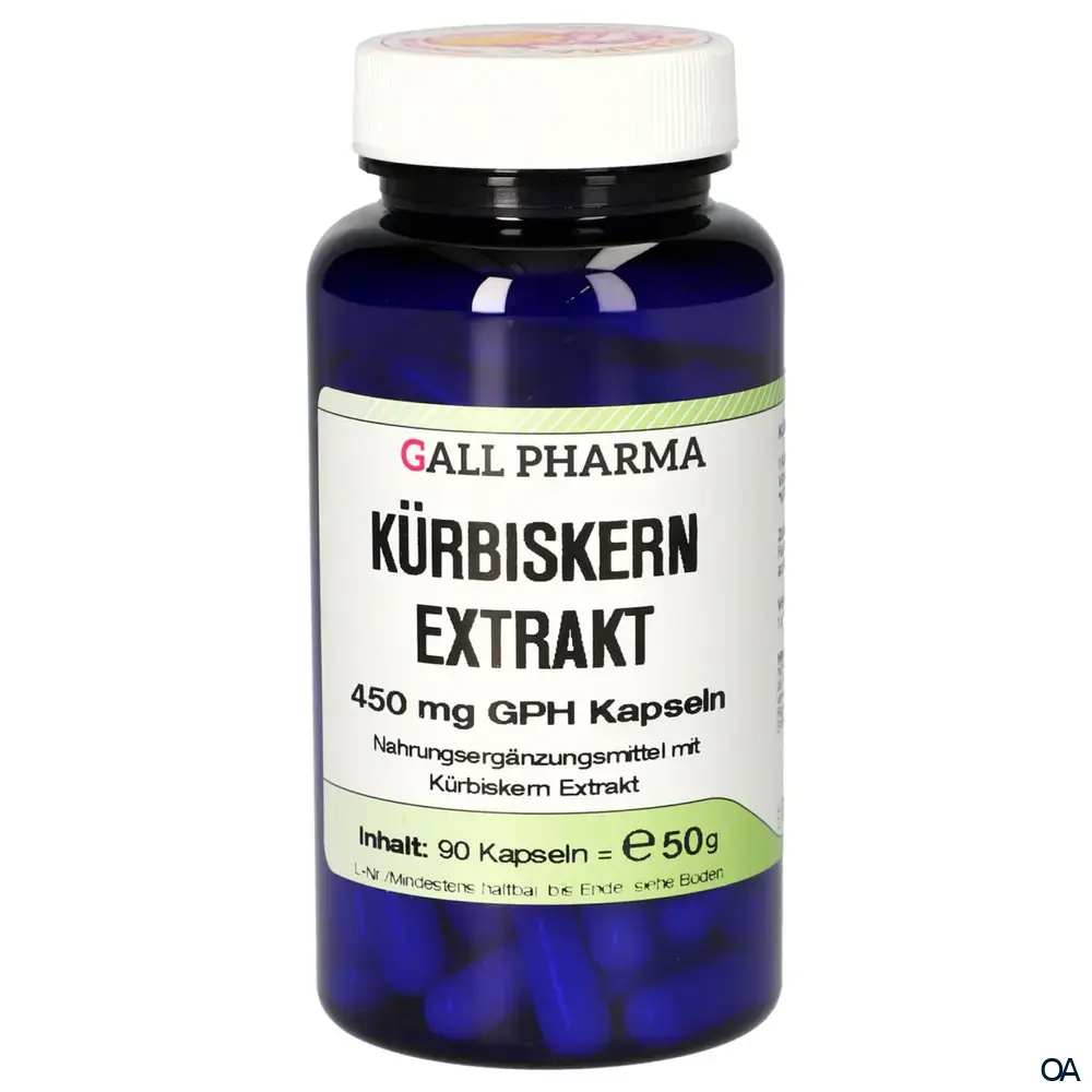 Gall Pharma Kürbiskernextrakt 450 mg Kapseln
