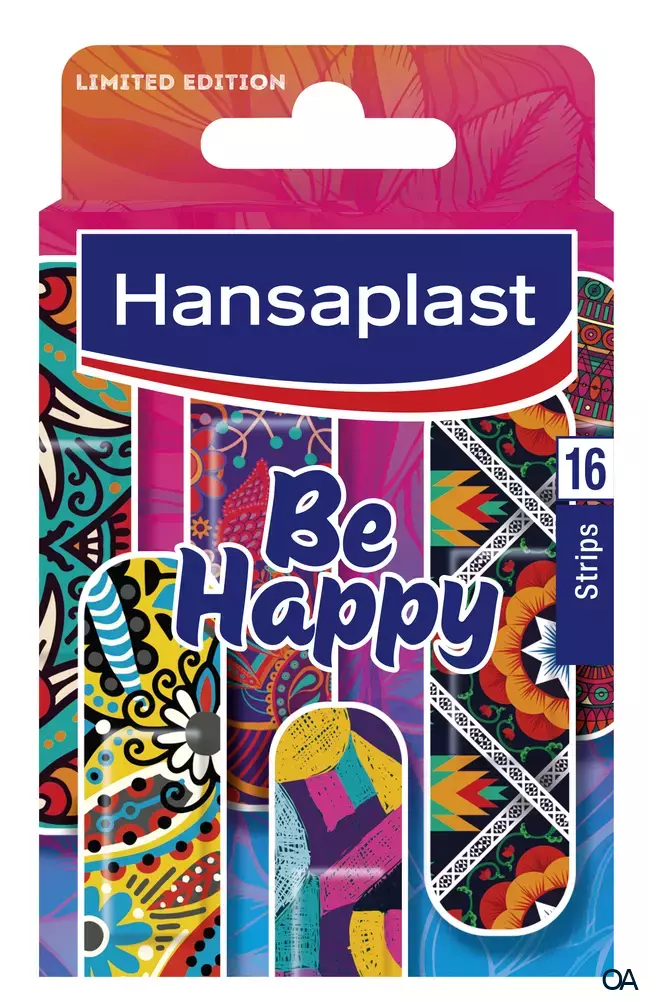 Hansaplast Limited Edition Lifestyle-Pflaster Be Happy