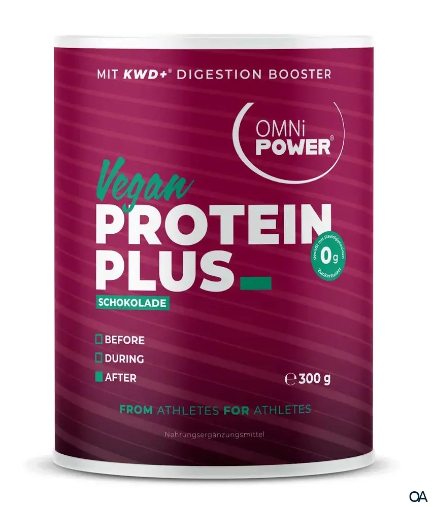 OMNi POWER® Protein Plus Pulver Vegan Schokolade