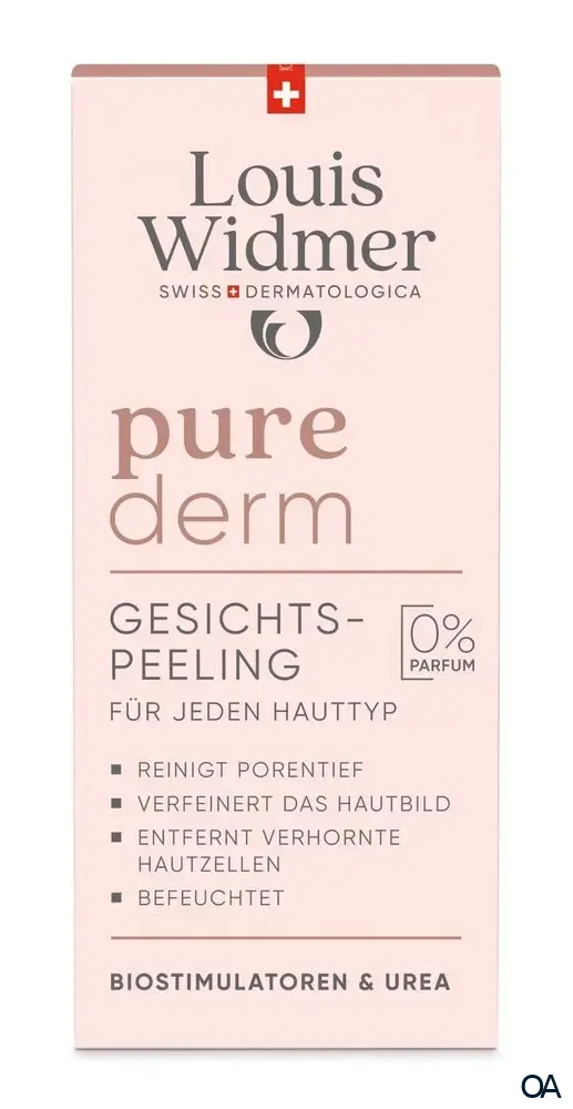 Louis Widmer purederm Gesichtspeeling - ohne Parfum