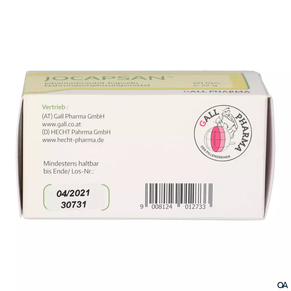 Gall Pharma Jocapsan® Johanniskrautöl Kapseln