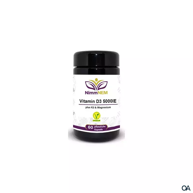 NimmNEM Vitamin D3 5000IE plus K2 & Magnesium Kapseln