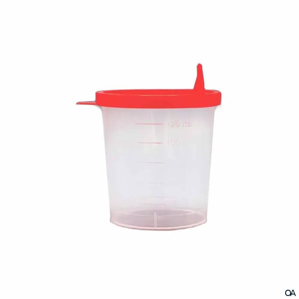 Dr. Junghans Urinbecher mit Schnappdeckel
