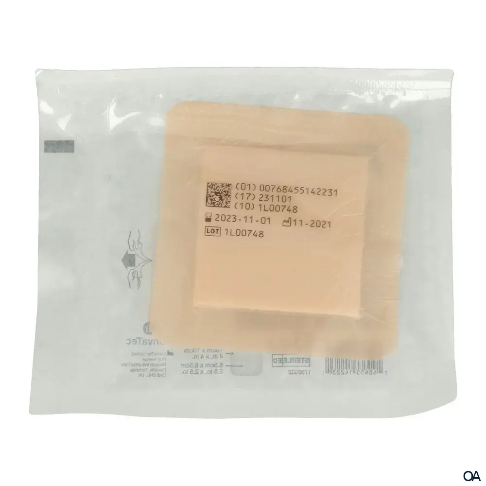 ConvaTec FoamLite Adhesive Schaumverband steril, 5,5 x 12 cm