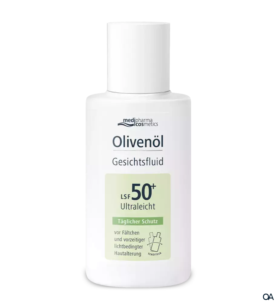 medipharma cosmetics Olivenöl Gesichtsfluid LSF50+ Ultraleicht