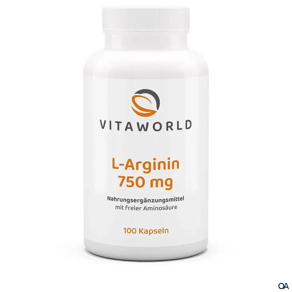 Vitalworld L-Arginin 750 mg Kapseln