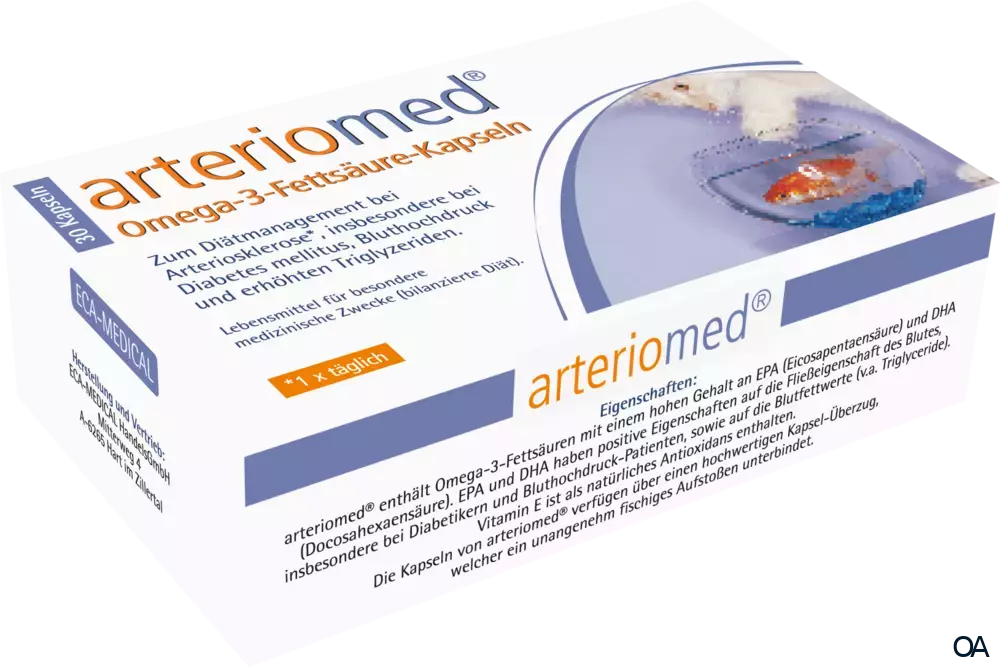 arteriomed® Omega-3-Fettsäure-Kapseln