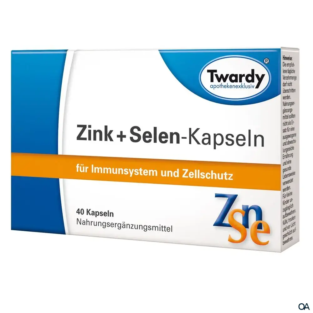 Twardy Zink + Selen‐Kapseln