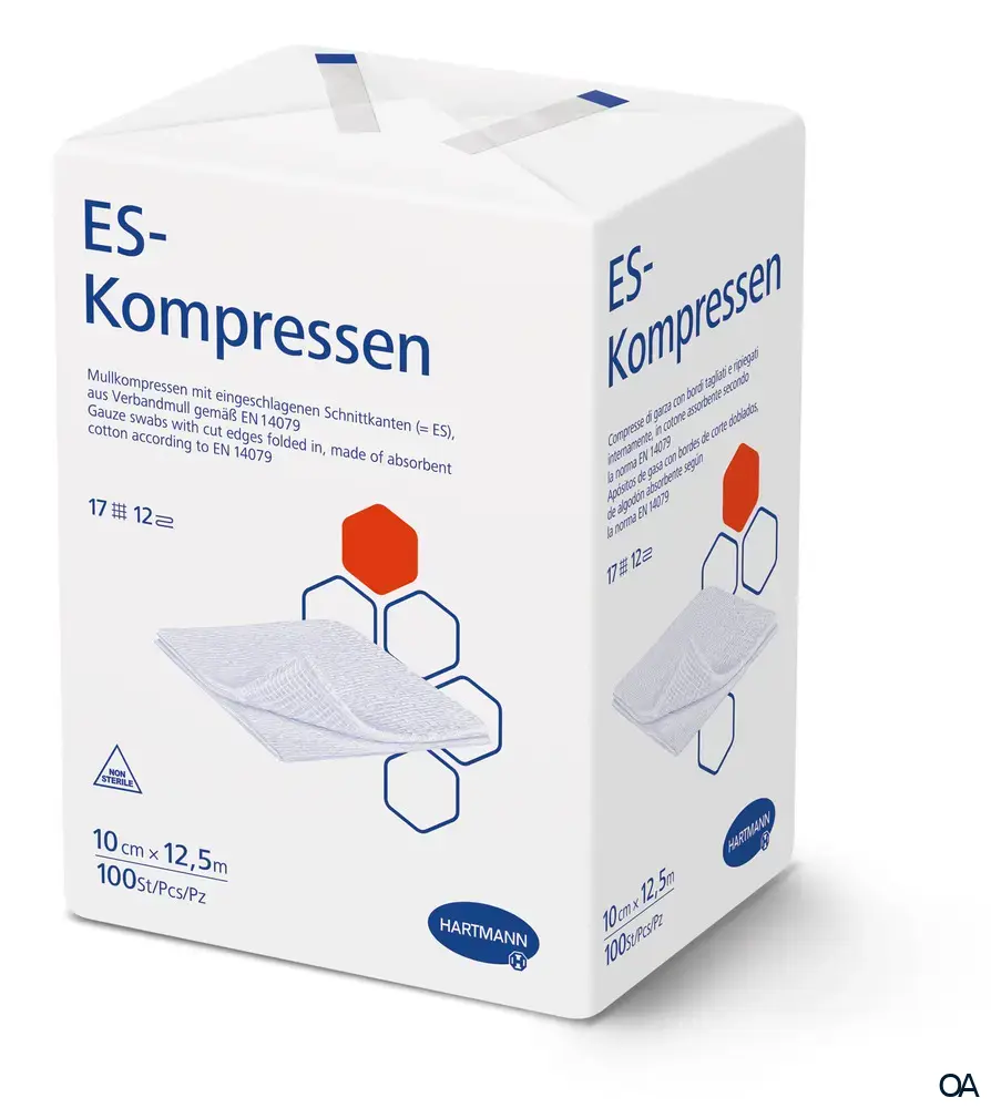 ES-Kompressen 12fach, unsteril, 10 x 12,5 cm
