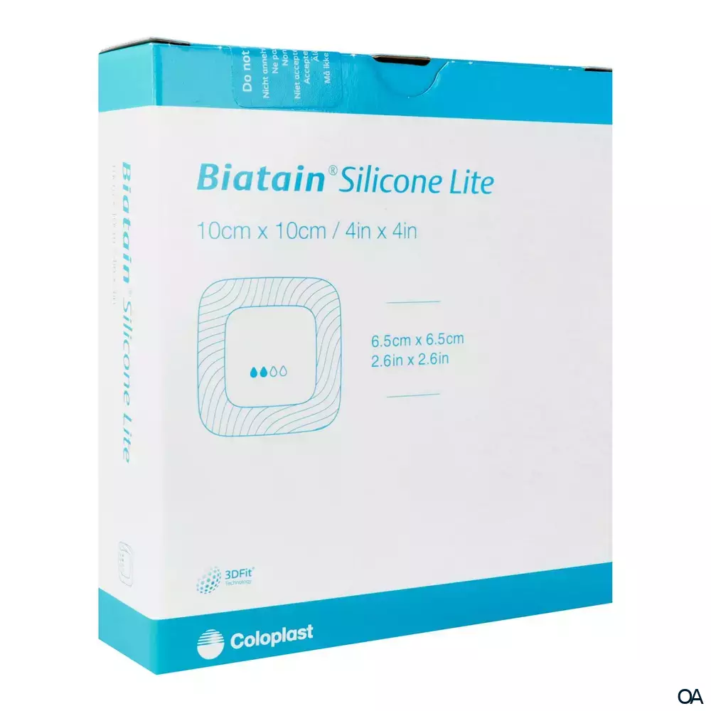 Biatain® Silicone Lite Schaumverband steril, 10 x 10 cm