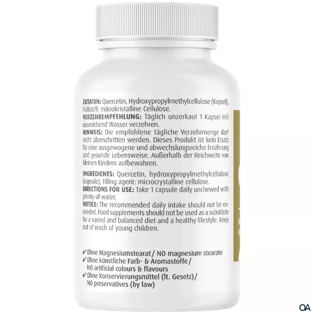 ZeinPharma Quercetin 250 mg Kapseln