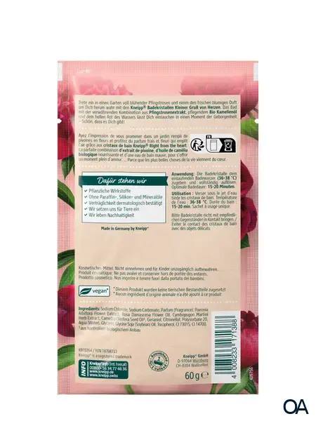 Kneipp Badekristalle Kleiner Gruß von Herzen