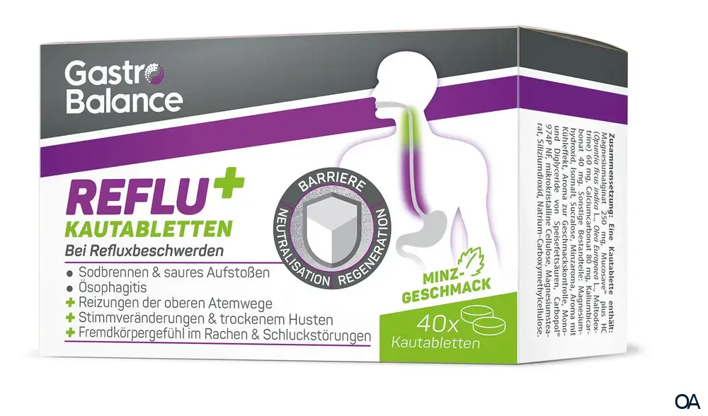 GastroBalance REFLU+ Kautabletten