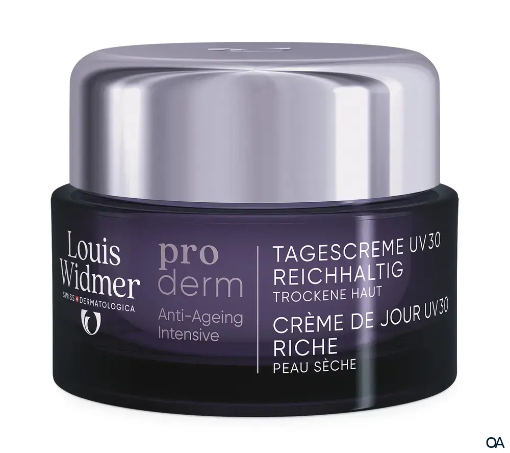 Louis Widmer proderm Tagescreme UV 30 Reichhaltig - ohne Parfum