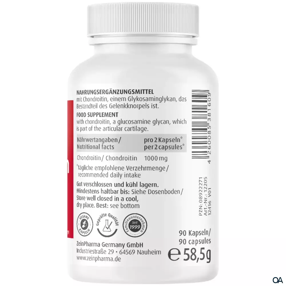 ZeinPharma Chondroitin 500 mg Kapseln