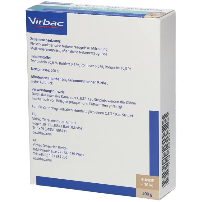 C.E.T.KAUSTRIPLETS KL.HUNDE