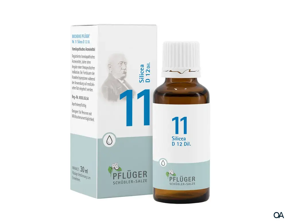 BIOCHEMIE PFLÜGER® Nr. 11 Silicea D 12 Dil. Tropfen