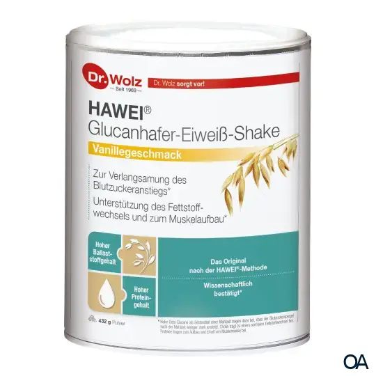 Dr. Wolz Hawei® Glucanhafer-Eiweiß-Shake - Vanille