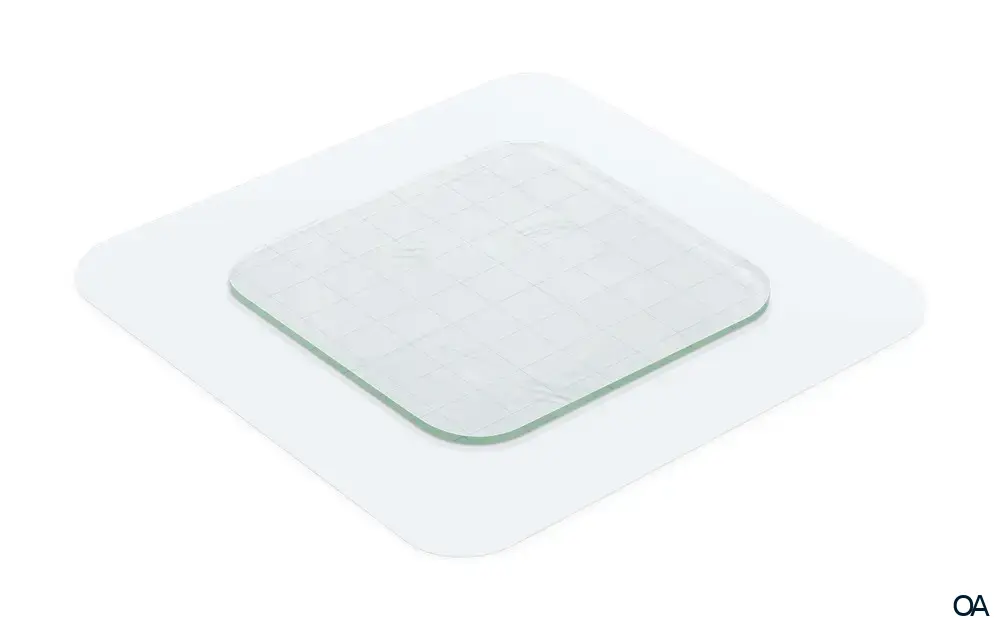 HydroTac® transparent comfort Hydrogelverband steril, 8 x 8 cm