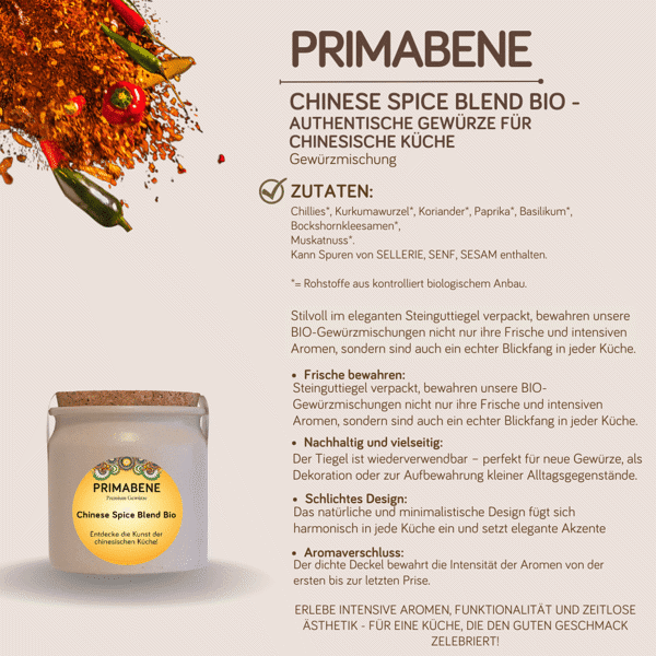 Primabene Chinese Spice Blend Bio