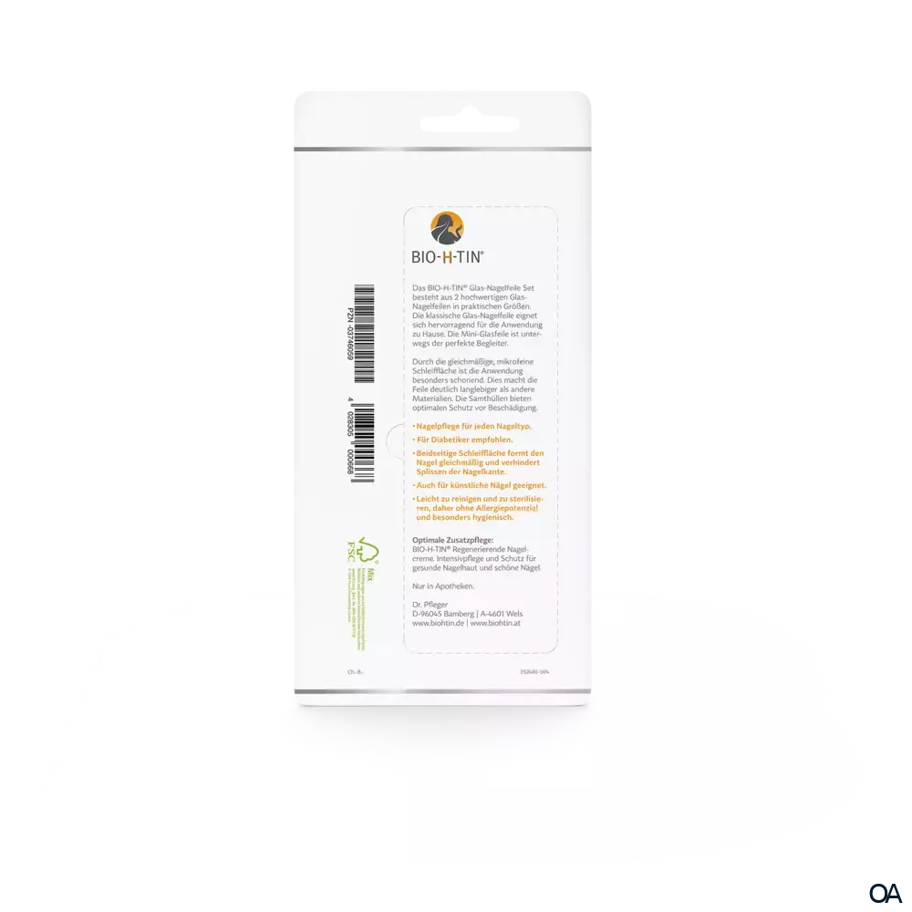 BIO-H-TIN® Glas-Nagelfeile Set