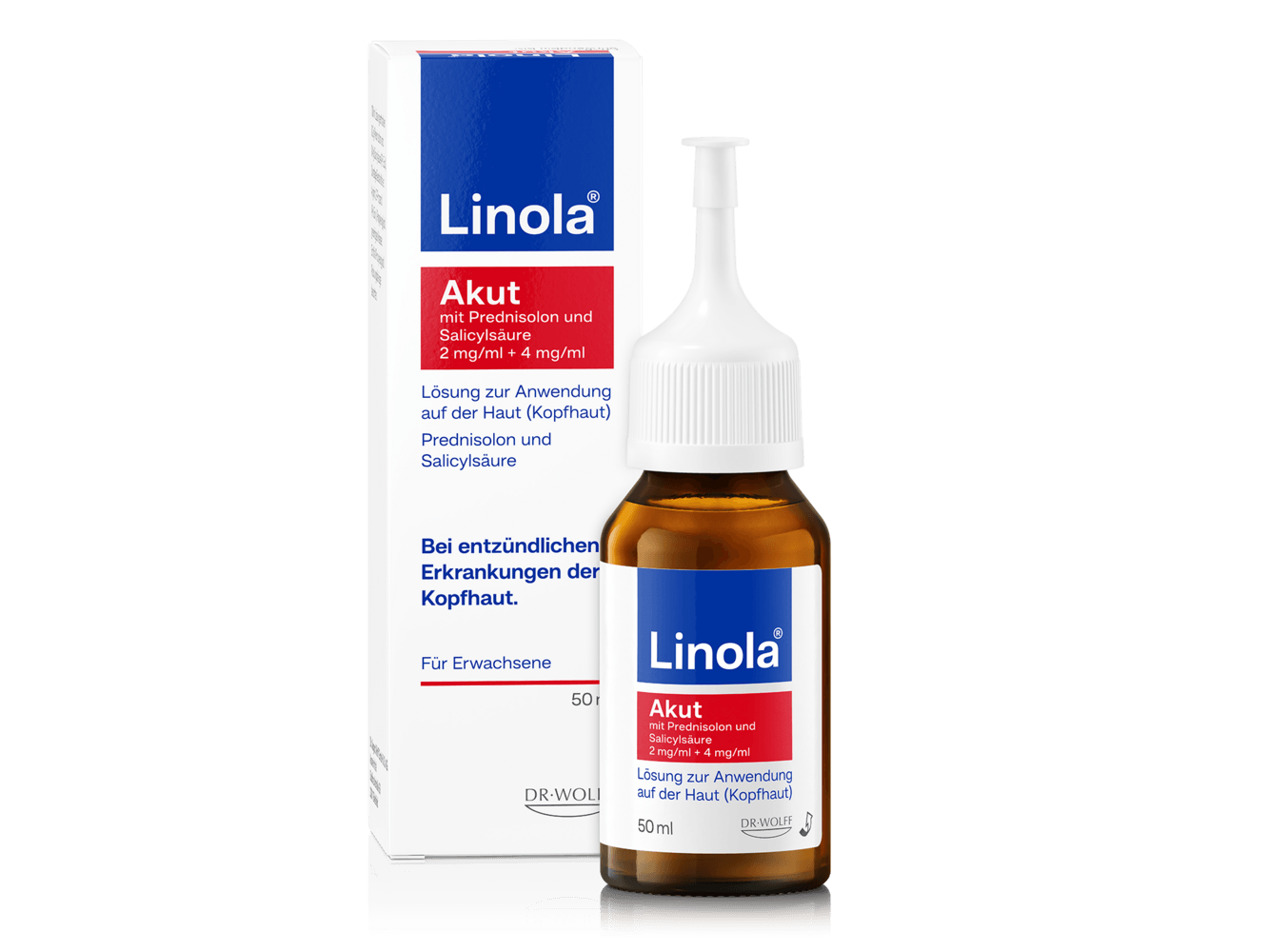 Linola Akut Kopfhautlösung mit Prednisolon und Salicylsäure