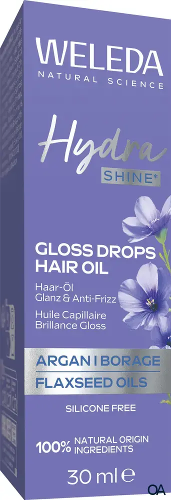 Weleda Hydra Shine Gloss Drops Haar-Öl Alpen-Lein