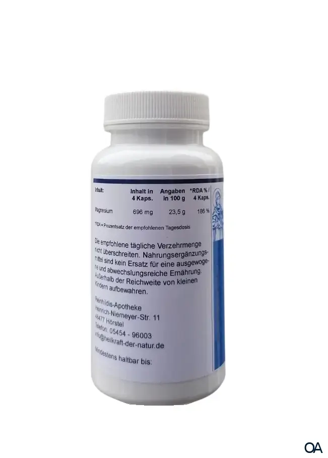 Reinhildis Apotheke Magnesium Tri-Komplex Kapseln
