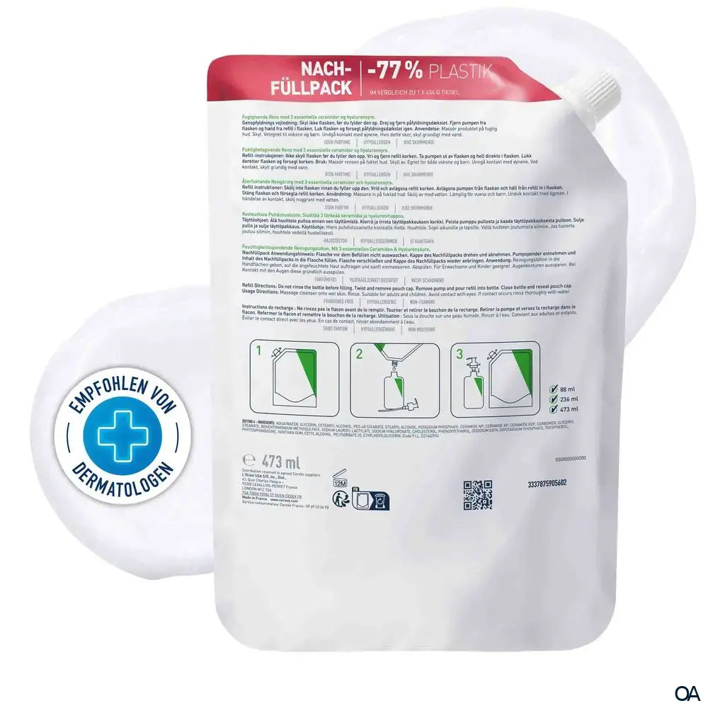 CeraVe® Feuchtigkeitsspendende Reinigungslotion CeraVe® Feuchtigkeitsspendende Reinigungslotion