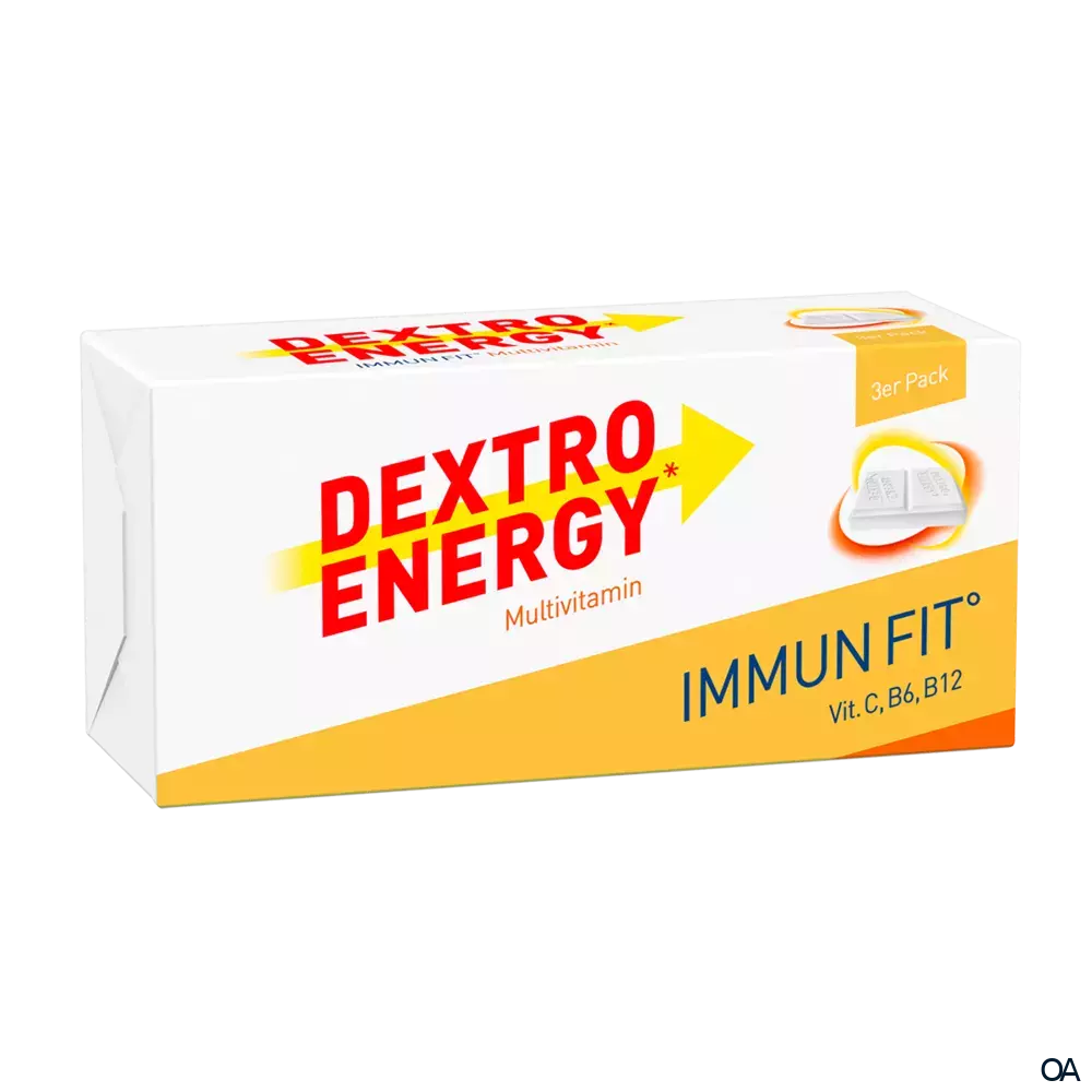 ​Dextro Energy* Immun Fit° Traubenzuckerwürfel 3 x 46 g