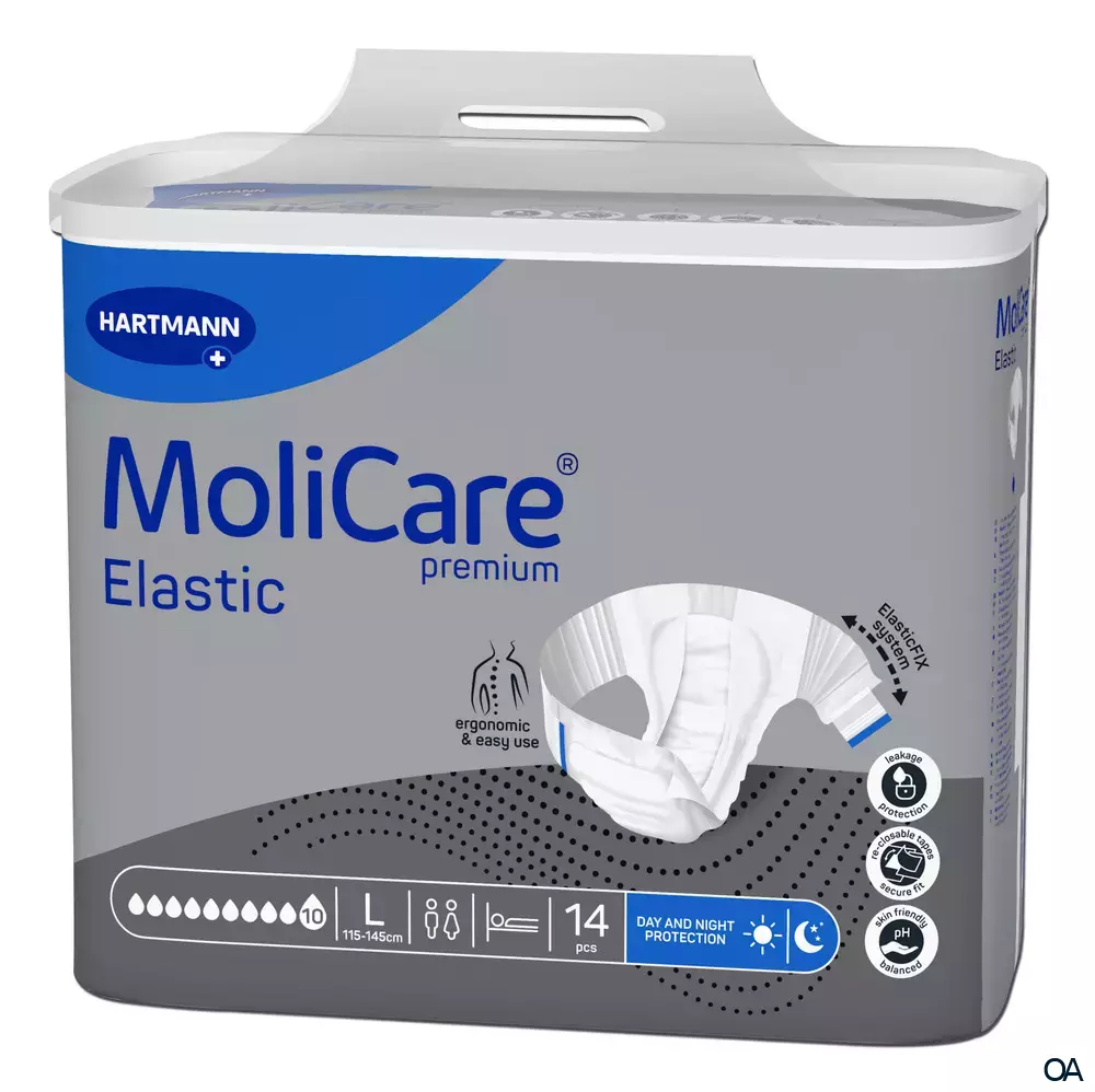 MoliCare® Premium Elastic 10 Tropfen Inkontinenz-Slip Large