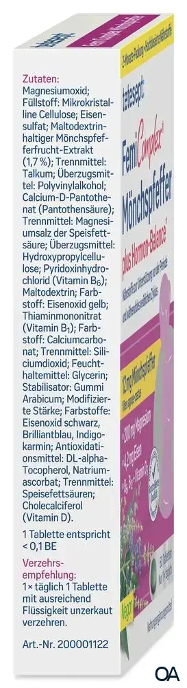 tetesept FemiComplex® Mönchspfeffer Tabletten